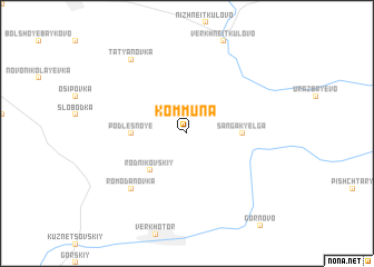 map of Kommuna
