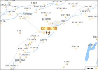 map of Kommuna