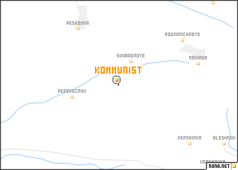 map of Kommunist