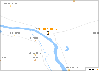 map of Kommunist