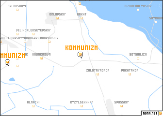 map of Kommunizm