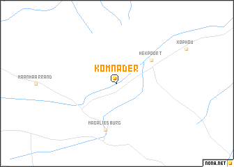 map of Komnader