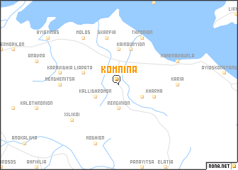 map of Kómnina