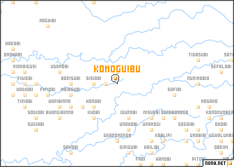 map of Komoguibu