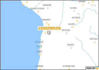 map of Komonanira