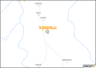 map of Komondji