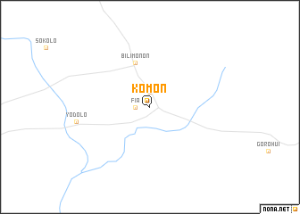 map of Komon