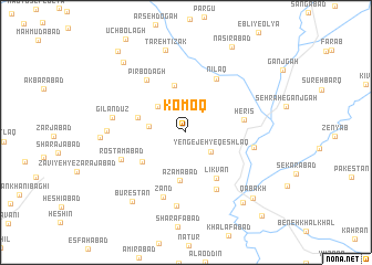 map of Komoq