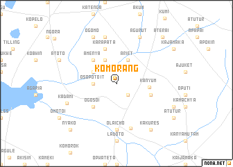 map of Komorang