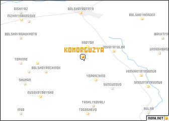 map of Komorguzya