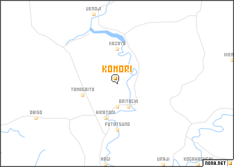 map of Komori