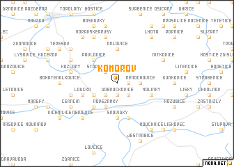 map of Komorov