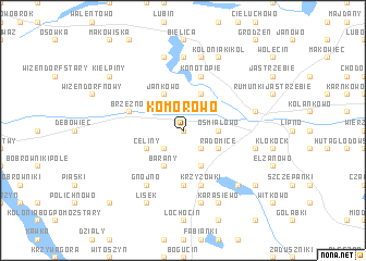 map of Komorowo