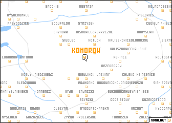 map of Komorów