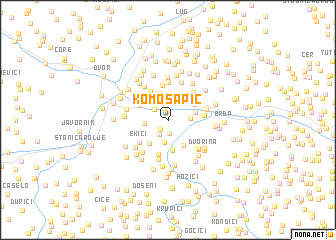 map of Komosapic