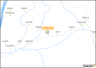 map of Komosi