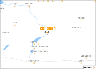 map of Komossa