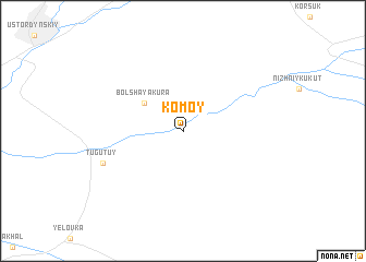 map of Komoy