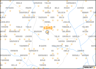 map of Komo
