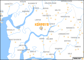 map of Kompaya