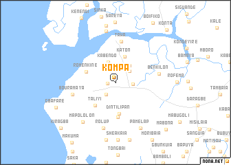 map of Kompa