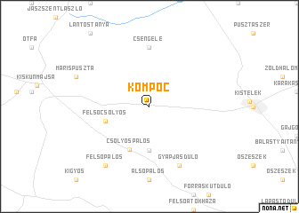 map of Kömpöc