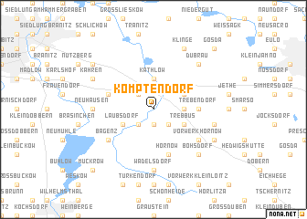 map of Komptendorf