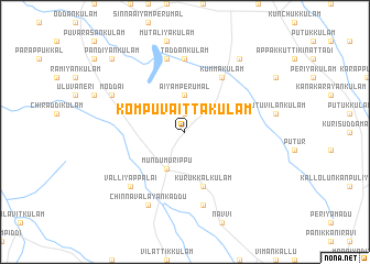 map of Kompuvaittakulam