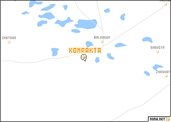 map of Komrakta