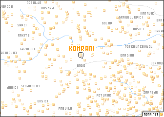 map of Komrani