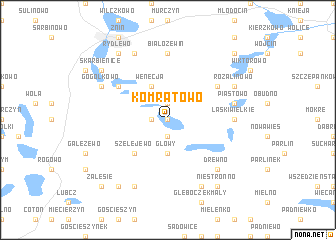 map of Komratowo