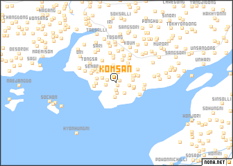 map of Kŏmsan