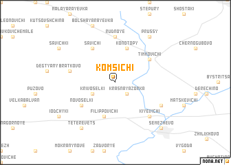 map of Komsichi