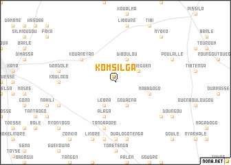 map of Komsilga