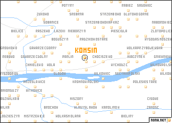 map of Komsin