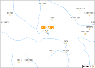 map of Komsiri