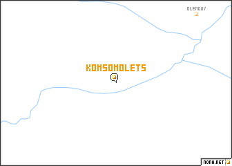 map of Komsomolets