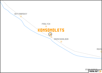 map of Komsomolets