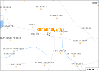 map of Komsomolets