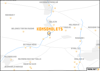 map of Komsomolets