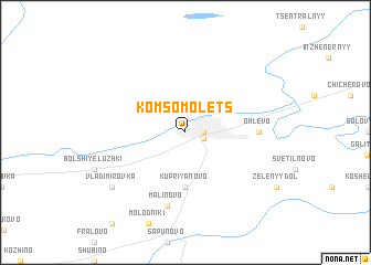 map of Komsomolets