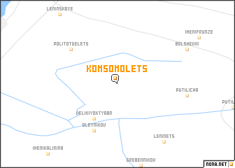 map of Komsomolets