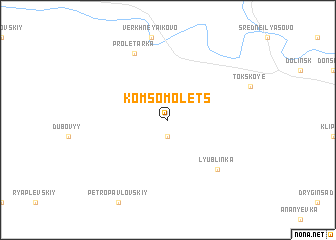 map of Komsomolets