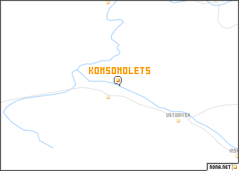 map of Komsomolets