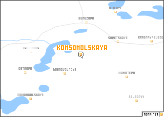 map of Komsomol\