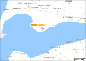 map of Komsomolʼskiy