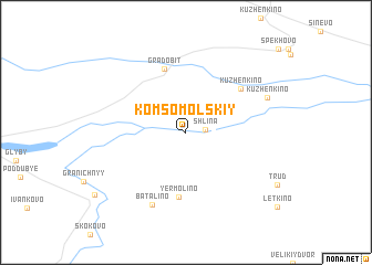 map of Komsomol\