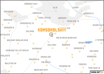 map of Komsomol\