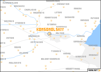 map of Komsomol\