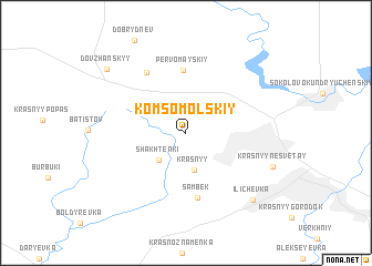 map of Komsomol\